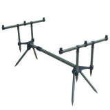 Rodpod Baracuda RP1, 3 Posturi, Pescuit, Aluminiu, Negru, Fix, Mal