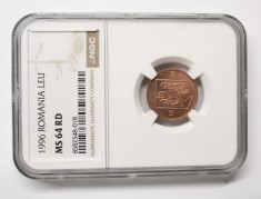 1 LEU 1996 M64 RD . TIRAJ MIC.