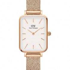 Daniel Wellington ceas Quadro Pressed femei, culoarea roz