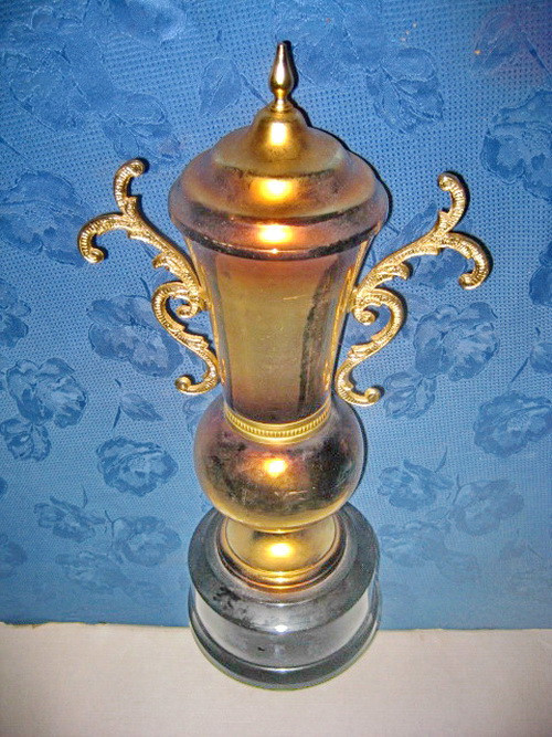 6428-Cupa sportiva trofeu vintage mare. Fost trofeu sportiv fara placheta.