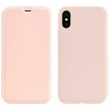 Cumpara ieftin Husa Book Hoco Colorful Silicon iPhone XS Max Roz