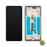 Display cu Touchscreen Motorola Moto G75 cu Rama Albastru (Relucent Blue) Service Pack 5D68C29067