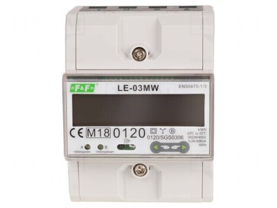 Contor Digital LCD pentru Șină DIN 5A LE-03MW foto