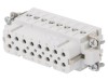 Conector inserturi contact mamă 16 pini 16 PE HDC