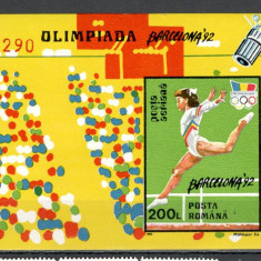 Romania.1992 Olimpiada de vara BARCELONA-Bl. nedantelat TR.508