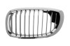 Grila radiator Bmw Seria 3 (E46), Coupe/Cabrio 03.2003-09.2006, stanga, crom/crom/negru, 51137064317, 201105-1