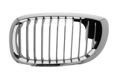 Grila radiator Bmw Seria 3 (E46), Coupe/Cabrio 03.2003-09.2006, stanga, crom/crom/negru, 51137064317, 201105-1 foto