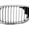 Grila radiator Bmw Seria 3 (E46), Coupe/Cabrio 03.2003-09.2006, stanga, crom/crom/negru, 51137064317, 201105-1