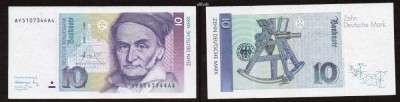 GERMANIA 1991 10 DM, Mark foto