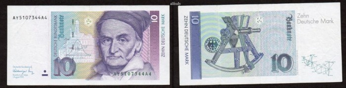 GERMANIA 1991 10 DM, Mark