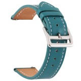 Curea piele, compatibila Samsung Galaxy Watch Active 2, telescoape Quick Release, Turcoaz, Very Dream