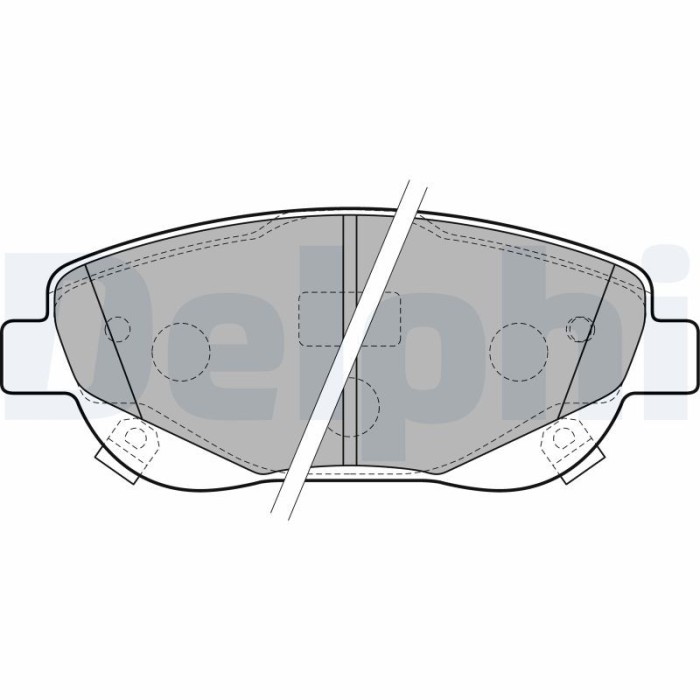 DELPHI LP2207 set placute frana,frana disc