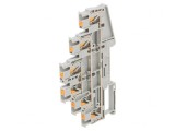 Element de &icirc;mbinare șine 0,14-4mm&sup2; 3 piste 6 borne gri push-in