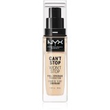 NYX Professional Makeup Can't Stop Won't Stop Full Coverage Foundation fond de ten cu acoperire ridicată culoare 02 Alabaster 30 ml