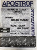 Apostrof nr. 6/7/8 Almanah 1992 23 pagini format mare brosat limba romana stare buna