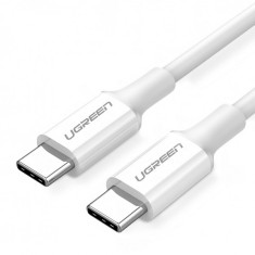 Cablu Date si Incarcare USB-C - USB-C UGREEN US264, 60W, 1.5m, Alb foto