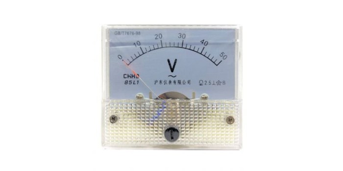 Voltmetru analogic de panou 50V curent alternativ