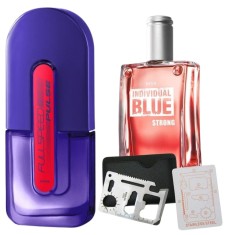 Set apa de toaleta Full Speed Pulse 75 ml, apa de toaleta Individual Blue Strong 100 ml, card multifunctional de supravietuire, otel inoxidabil