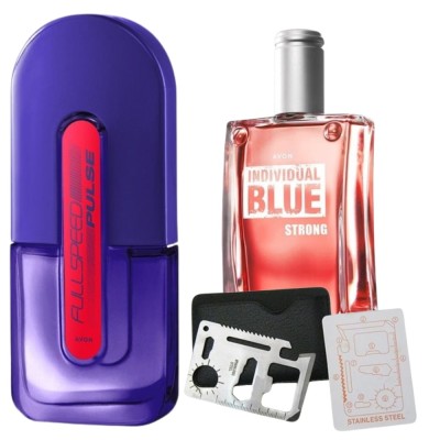 Set apa de toaleta Full Speed Pulse 75 ml, apa de toaleta Individual Blue Strong 100 ml, card multifunctional de supravietuire, otel inoxidabil foto