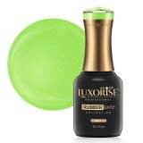 Cumpara ieftin Rubber Base LUXORISE Neon City Collection - Lime Glow 15ml