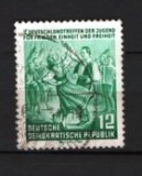 GERMANIA (DDR) 1954 &ndash; ANIVERSARI, DANS, TIMBRU STAMPILAT, F123