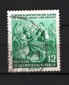 GERMANIA (DDR) 1954 &amp;ndash; ANIVERSARI, DANS, TIMBRU STAMPILAT, F123 foto