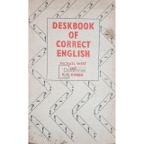 Michael West - Deskbook of correct english (Editia: 1963)