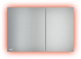 Clapeta WC Alcadrain FLAT-AIR LIGHT Aluminiu Anodizat Alunox, Actionare Dubla, Iluminare LED (optionala), Compatibila Alcaplast