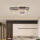 Lustra LED cu telecomanda CAROLINA, 76W, 3 Elemente, lumina Rece/Calda/Neutra, Dimabila, Negru