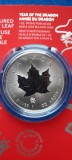 CANADA 5 DOLLARS 2024 Maple Leaf Dragon UNC