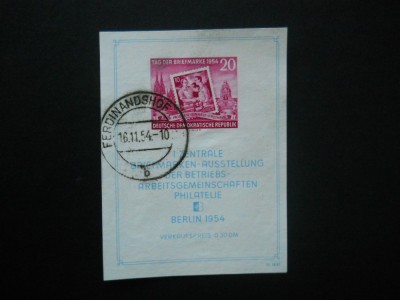 1954 BLOC DDR foto