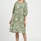 Rochie Medie Dama V263, Vernil cu imprimeu paisley - XL