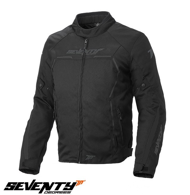 Geaca (jacheta) barbati pentru scuter - motocicleta Racing Seventy vara/iarna model SD-JR65 culoare: negru Negru M