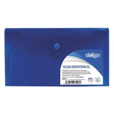 Mapa plic cu capsa PP DL,albastru