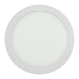 Spot LED aparent Hepol, 18W, 1300lm, lumina neutra 4000 K, rotund, alb