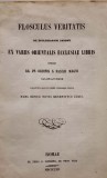 O tipăritură rară, de interes pentru BISERICA ROM&Acirc;NĂ UNITĂ: FLOSCULUS VERITATIS Roma, 1862
