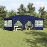 Cumpara ieftin Cort de Petrecere cu 10 Pereți Albastri 6x4 m PE