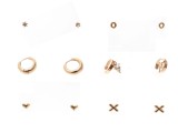 Cumpara ieftin Cercei ALDO aurii, SMOOCHESS 972, din metal