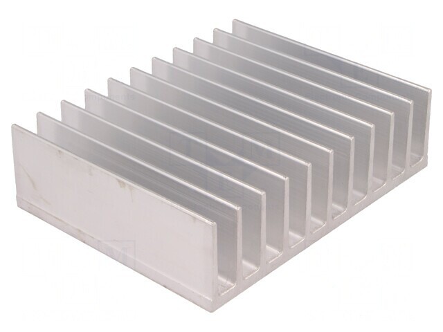 Radiator de Aluminiu cu Aripioare 100x124x35mm