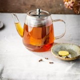 Infuzor pentru ceai, din sticla, cu filtru de inox, 0,90l, Kinghoff