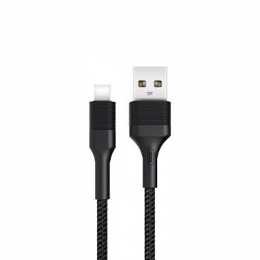 CABLU DE DATE USB LA TYPE-C, XO-NB51, 2.1A, 1M, NEGRU BLISTER foto