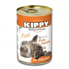 Pate Kippy cat, cu pui, 400g foto