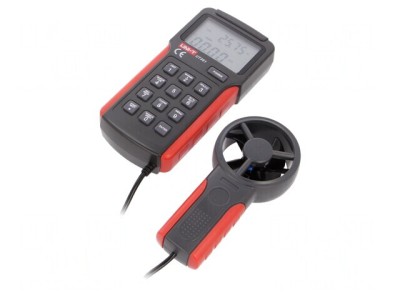 Termoanemometru LCD cu Husă și Iluminare 2-30m/s 0-40&amp;deg;C foto