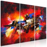 Cumpara ieftin Tablou - Colours of Childhood (3 Parts) 90x60 cm