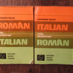 Mic dicționar român-italian / italian-român (2 vol.) - Alexandru Balaci