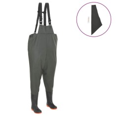 Pantaloni de v&acirc;nătoare cu cizme, verde, mărime 39