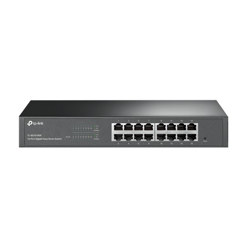 Switch 16 porturi RJ45 Gigabit, Easy Managed, 1U - TP-Link TL-SG1016DE