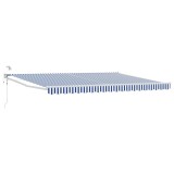 vidaXL Feredde Electrică cu Albastru și Alb 4,5 &times; 3 m Aluminiu 3419645