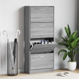 vidaXL Pantofar, gri sonoma, 63x24x147 cm, lemn prelucrat 342548