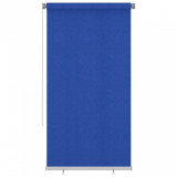 Jaluzea tip rulou de exterior, albastru, 120x230 cm, HDPE